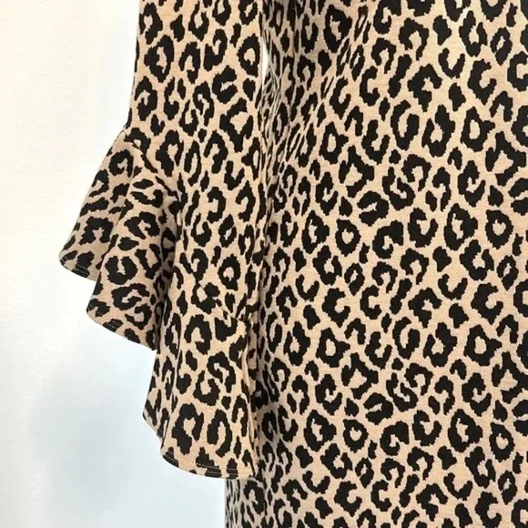 TRINA TURK, leopard print lightning dress size 8 NWT - Picture 2 of 13